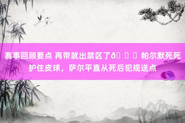 赛事回顾要点 再带就出禁区了😂帕尔默死死护住皮球，萨尔平直从死后犯规送点